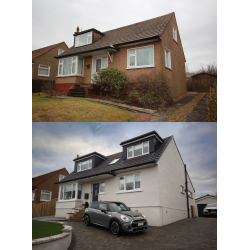 Before and after - Front view
